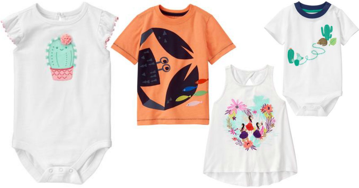Gymboree: Free Shipping on ALL Orders = $4.99 Tees, Tanks, Shorts ...