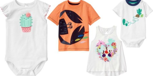 Gymboree: Free Shipping on ALL Orders = $4.99 Tees, Tanks, Shorts, Onesies + More