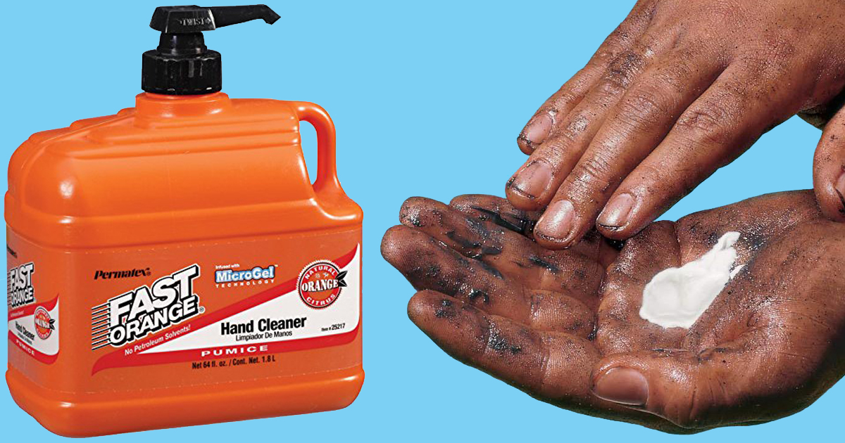 Permatex Fast Orange Pumice Hand Cleaner 1/2 Gallon Pump Only $5.62