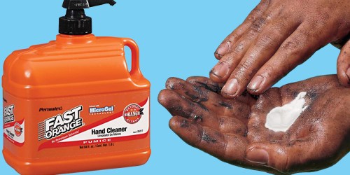 Permatex Fast Orange Pumice Hand Cleaner 1/2 Gallon Pump Only $5.62