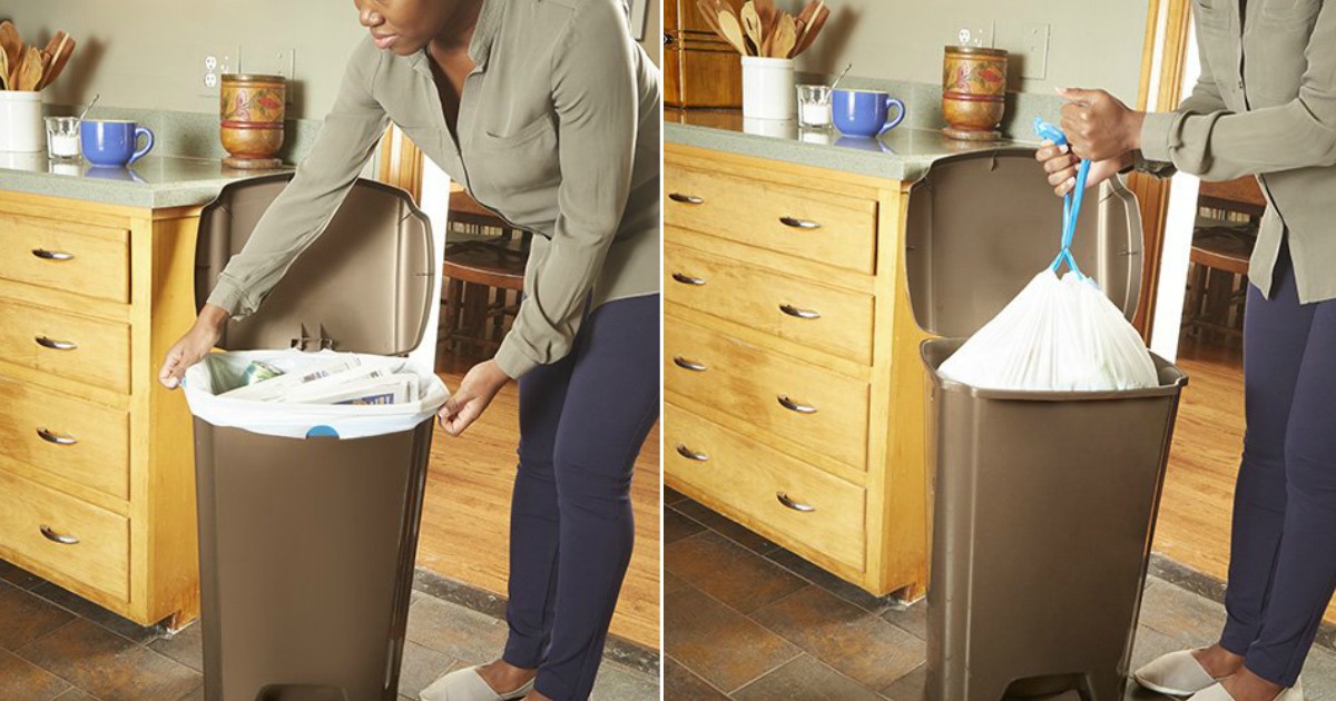 Amazon Hefty 13Gallon Tall Kitchen Drawstring Trash Bags 90 Count