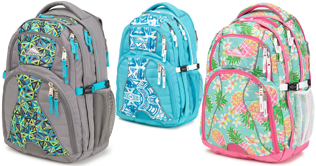 High sierra hotsell backpacks for school