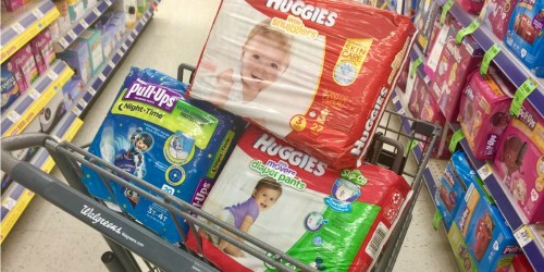 Walgreens: Huggies Jumbo Pack Diapers & Pull-Ups $3.80 Each After Cash Back