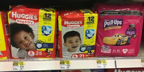 Walgreens: Huggies Jumbo Pack Diapers and Pull-Ups Only $5.40 Each (After Cash Back)