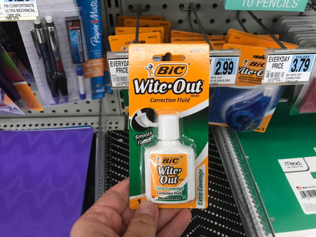 Rite Aid Bic Wite Out
