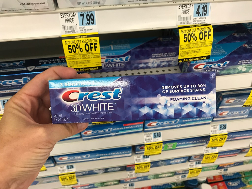 Rite Aid Crest Toothpaste