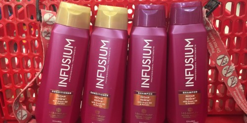 Target Shoppers! Up to 89% Savings on Infusium Shampoo & Conditioner