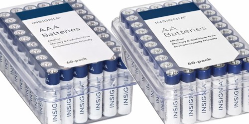 BestBuy.com: Insignia AAA & AA Batteries 60-Count ONLY $8.99 (Regularly $17.99)