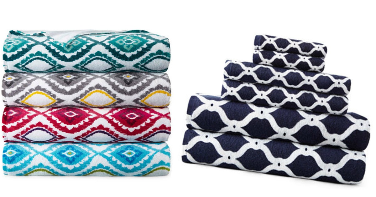 JCPenney Home Expression Towels as Low as 3.32 Each (Regularly 12