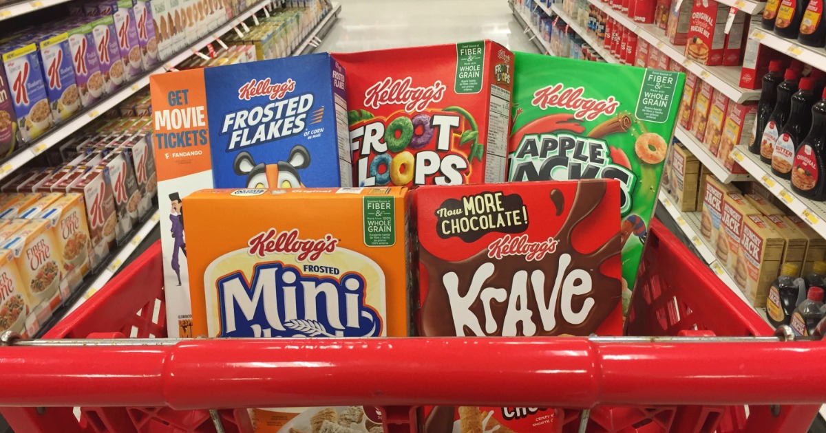 Target Kellogg's Cereal Only 1.39 Each (Froot Loops, Krave & More)