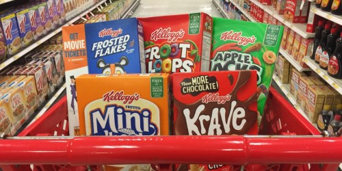 Target: Kellogg’s Cereal Only $1.39 Each (Froot Loops, Krave & More)