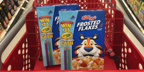New $1/2 Kellogg’s Cereal Coupons = Frosted Flakes Only $1.60 at Target