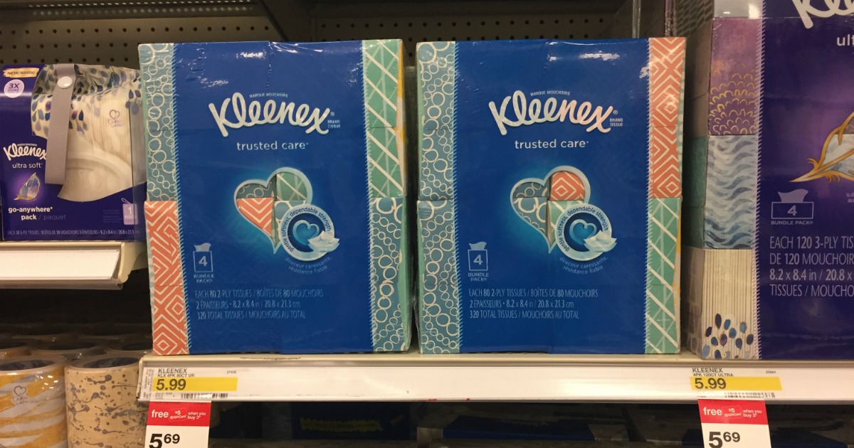 Target BIG Discounts on Kleenex Tissues