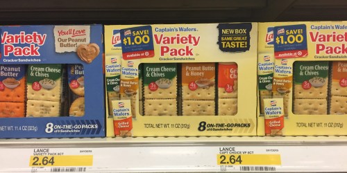 Target: Lance Snack Crackers 8-Packs Just $1 After Cash Back (Perfect for School Lunches)