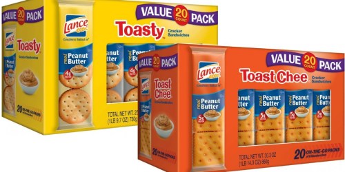 Amazon: 40-Count Lance Sandwich Crackers Only $8.77 Shipped (Just 22¢ Per Pack) + More