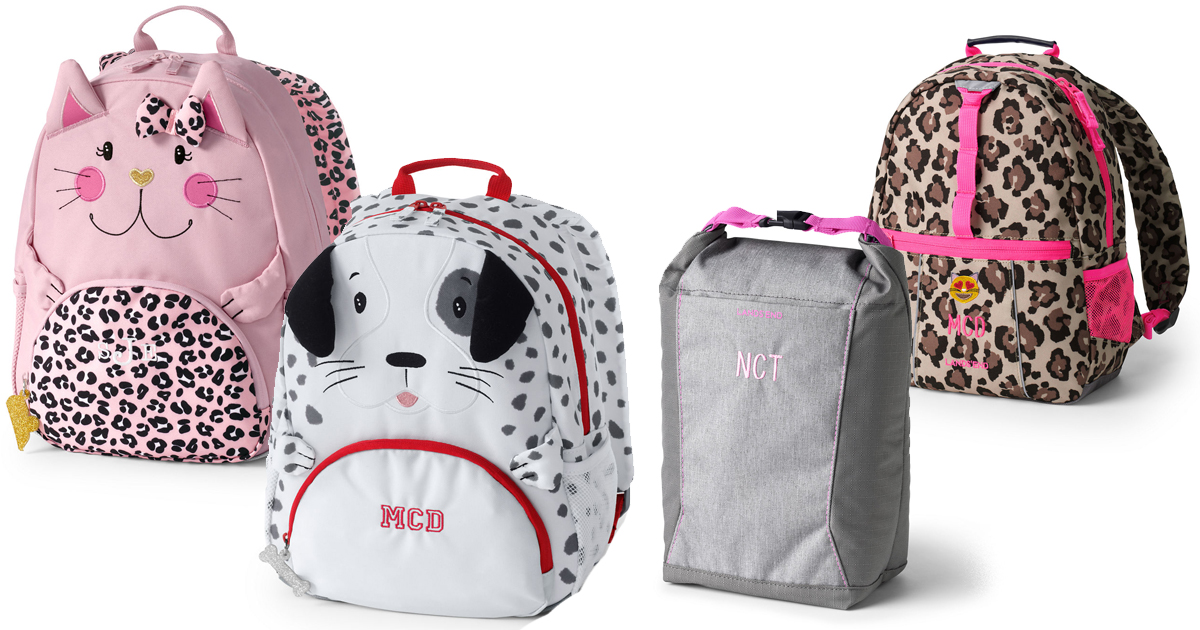 WOW! 50 Off Lands' End Backpacks & Lunch Boxes + FREE Shipping