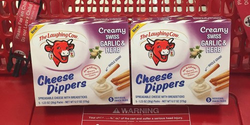 Target: Laughing Cow Cheese Dippers 5-Count Packs Only $1.32 (Just 26¢ Per Pack) – No Coupons Needed