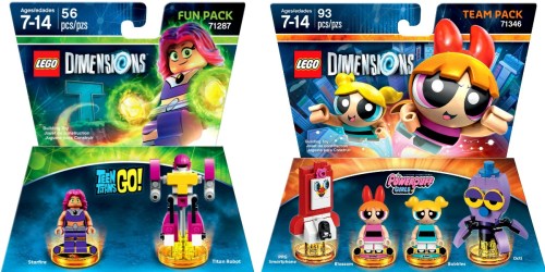 Walmart.com: LEGO Dimensions Fun Packs ONLY $8.55 Shipped (Beetlejuice, PowerPuff Girls & More)
