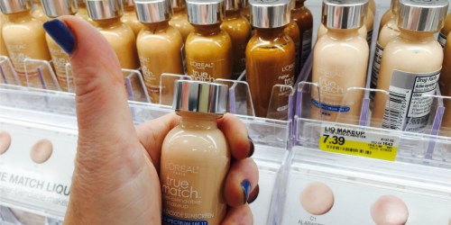 2 New L’Oreal Coupons = True Match Foundation ONLY $3.72 at Target (After Gift Card) + More