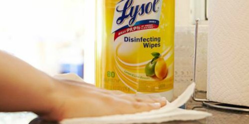 Lysol Disinfecting Wipes 80-Count Canister 3-Pack Only $6.25 on Walmart.com