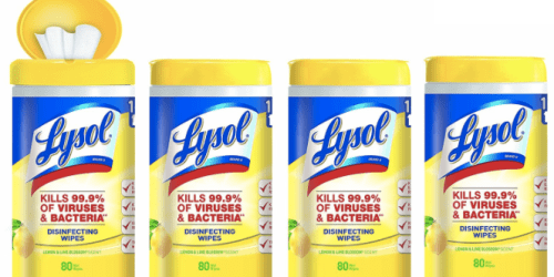 Amazon: Lysol Disinfecting Wipes 4-Pack Only $8.98 Shipped