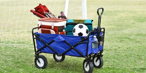 Academy Sports + Outdoors Folding Sport Wagon Only $39.99 (Great for Toting Kiddos & More)