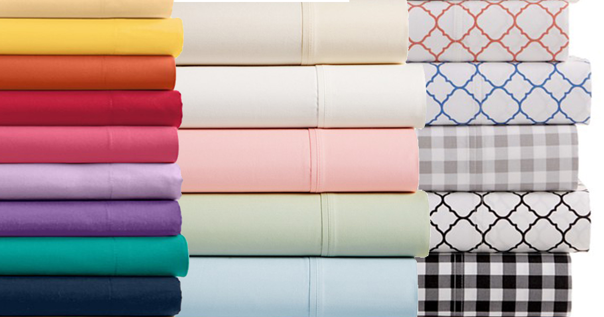 Macy's 410 Thread Count 4Piece Sheet Set Only 29.99 Shipped (ALL