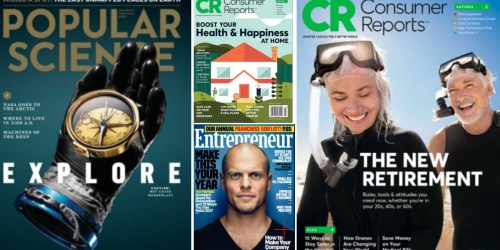 HUGE Magazine Sale: Save on Popular Science, Entrepreneur, Consumer Reports & More