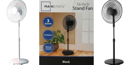 Walmart: Mainstays 16″ Stand Fan ONLY $11.44