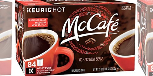 Amazon: McCafe K-Cups 84-Count Box Only $24.99 (Just 30¢ Per K-Cup)