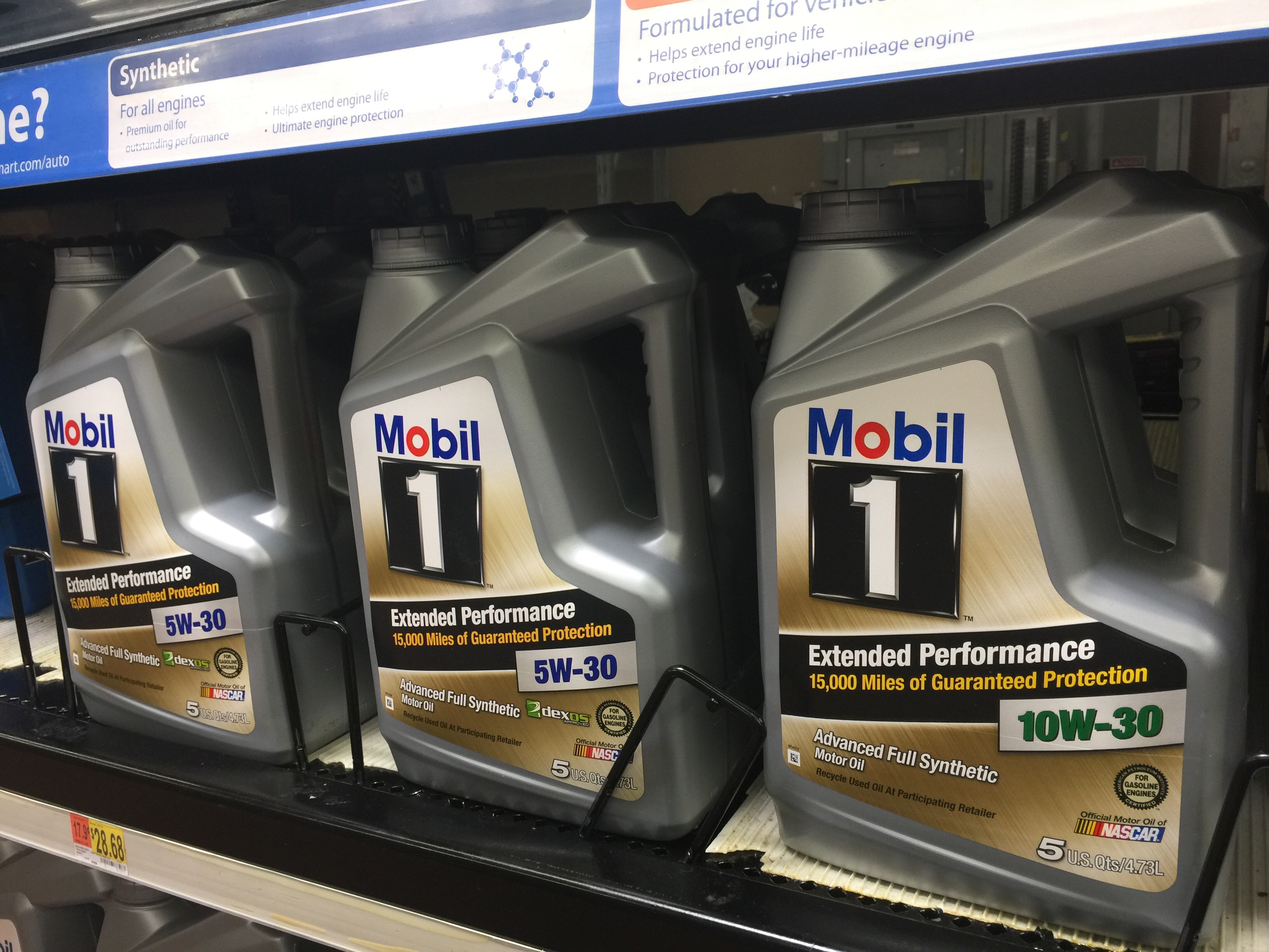 mobil-1-synthetic-5-quart-motor-oil-only-5-96-after-rebate-on-walmart