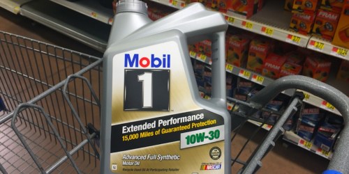 Mobil 1 Synthetic 5-Quart Motor Oil Only $5.96 After Rebate on Walmart.com (Regularly $28)