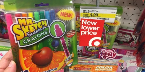 Rare $2/1 Mr. Sketch Product Coupon = Scented Crayons 12-Pack Just $2.49 at Target + More