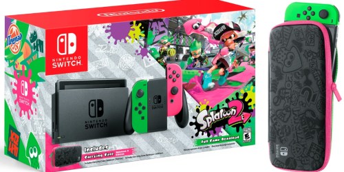 Walmart.com: Nintendo Switch Console with Splatoon 2 Bundle $379.96 Shipped