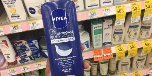 Walgreens Shoppers! Nivea In-Shower Body Lotion Just $2.37 Each Starting 8/20 – Regularly $7.49