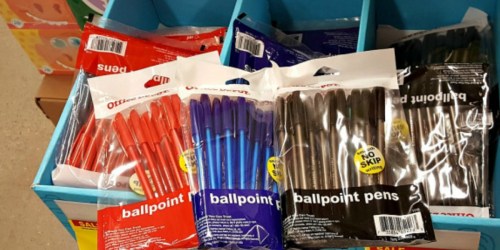 WHOA! 90 Office Depot Brand Ballpoint Pens Only 9¢