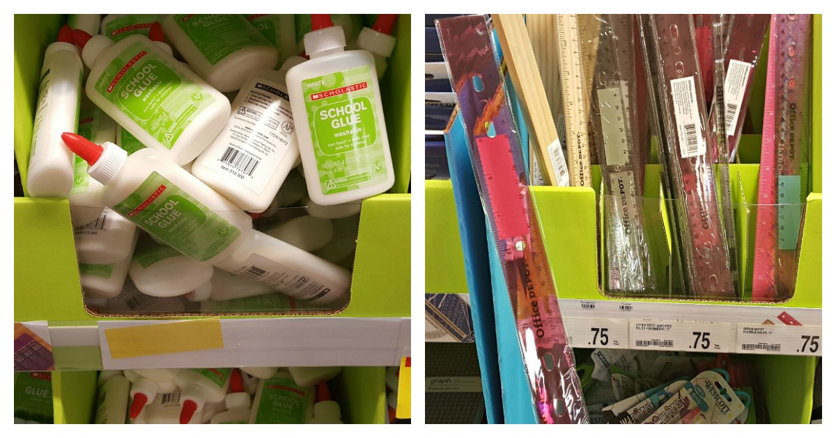 Office Depot/OfficeMax: Notebooks, Glue, Pencils AND Rulers ONLY 1¢ Each