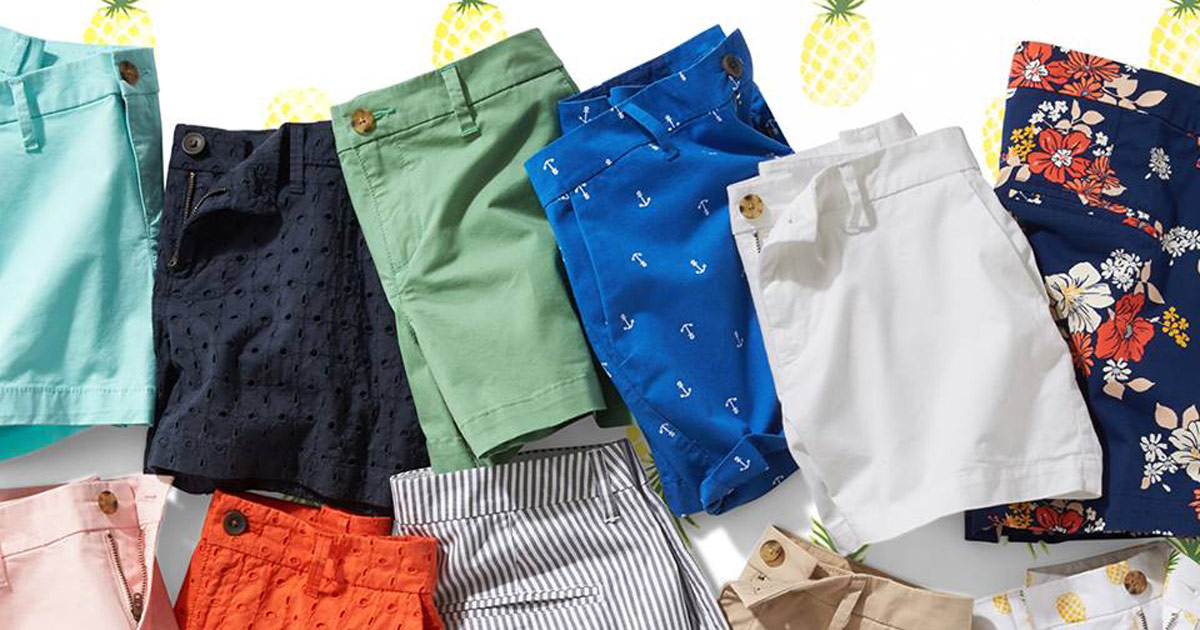 old navy shorts clearance