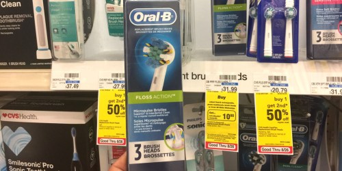 CVS: Oral-B Toothbrush 3-Count Replacement Heads Only $7.99 After Extrabucks (Regularly $32)