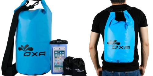 Amazon: OXA Dry Bag, Waterproof Smartphone Case AND 2 Drawstring Bags ONLY $13.99