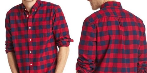 Gap.com: Men’s Oxford Standard Fit Shirt Just $11.98 Shipped (Regularly $49.95)