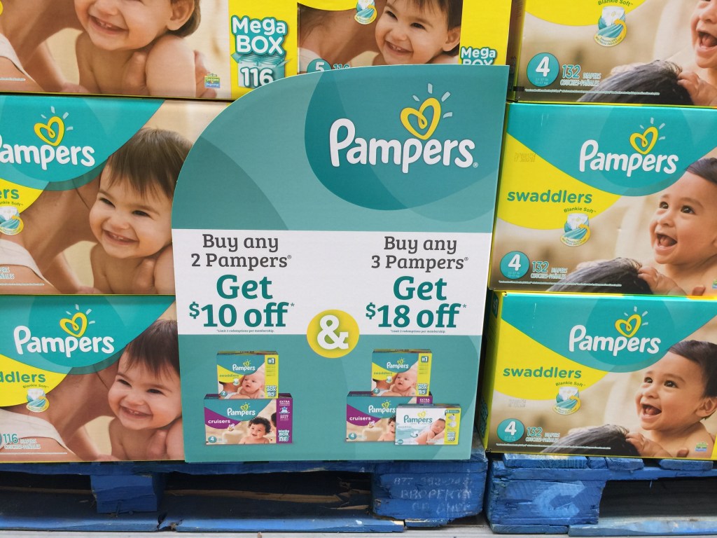 Pampers EASY UPS Hello Kitty 2T/3T 160 Total Diapers. for Sale in
