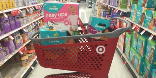 Target: Pampers Diaper SUPER Packs as Low as $17.29 Each After Gift Card