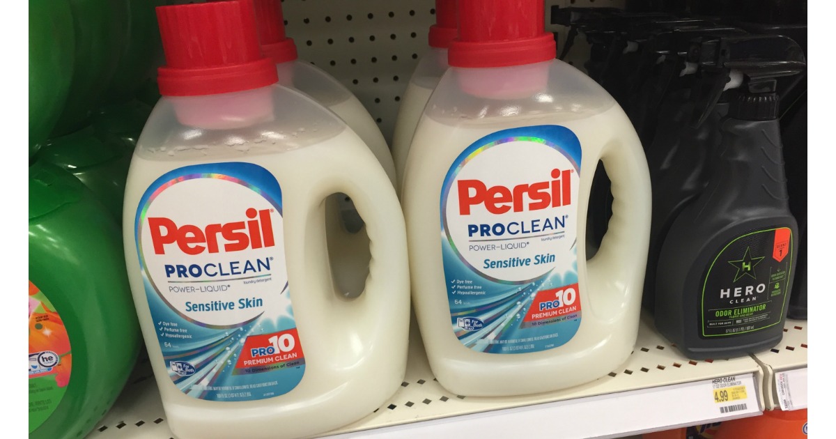 $2/1 Persil ProClean Laundry Detergent Coupon = 100oz Bottles As Low As ...
