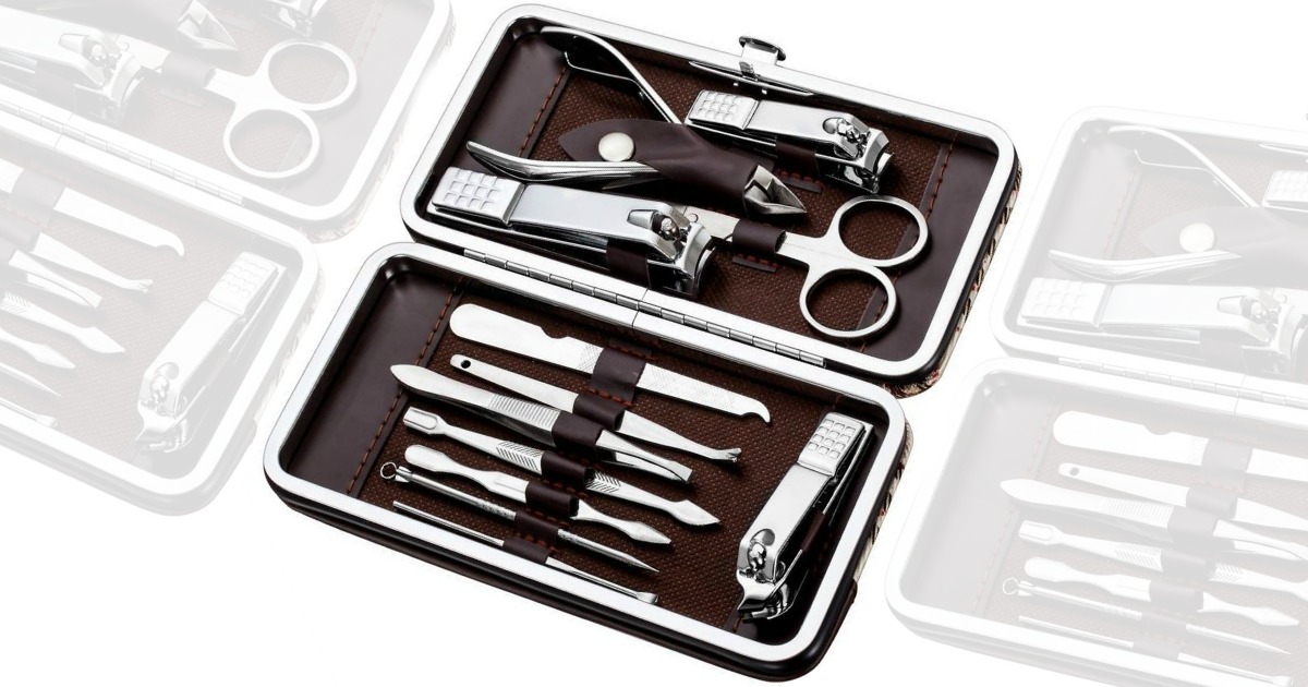 Amazon: 12-Piece Professional Grooming Kit w/Case ONLY $ (Great for  Traveling)