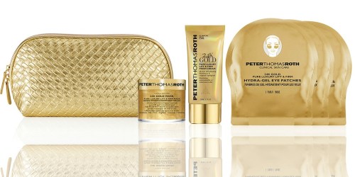 Macy’s: Peter Thomas Roth 6-Piece 24K Gold Skin Care Set Only $29 Shipped (a $130 Value!)