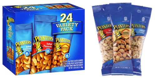 Amazon: Planters Variety Pack Nuts 24-Count Just $7.19 Shipped (Great For School Lunches)