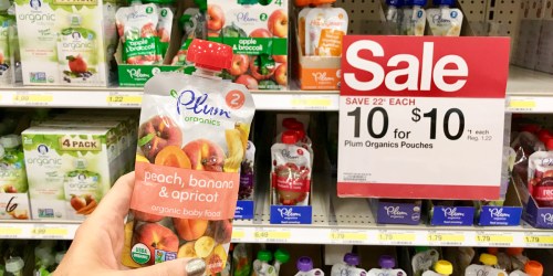 Target: 5 FREE Plum Organics Baby Food Pouches