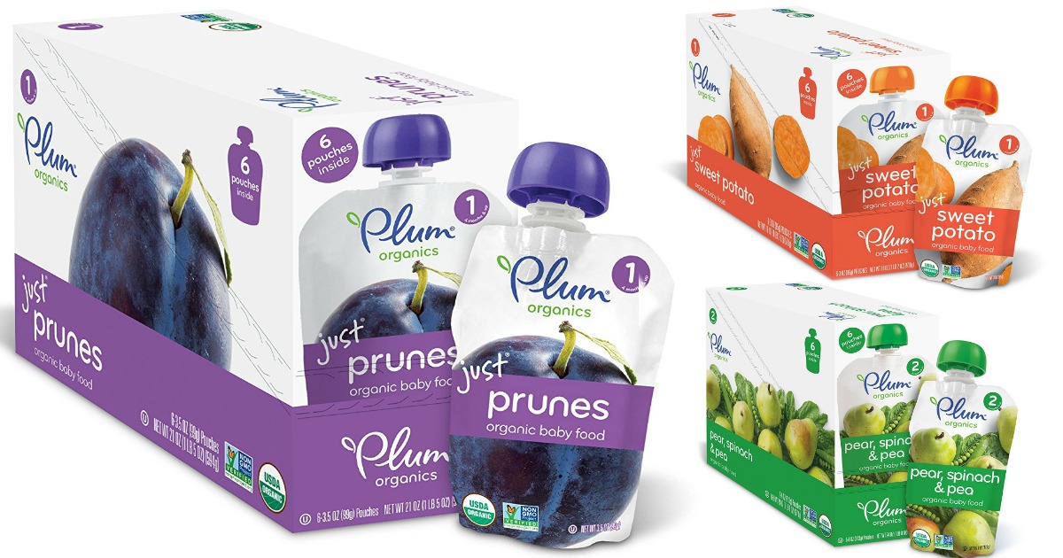 Amazon Plum Organic Baby Food Pouches 12Packs Starting at 9.04 Shipped
