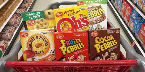 Target: Post Cereal Starting at 74¢ Per Box (After Cash Back)